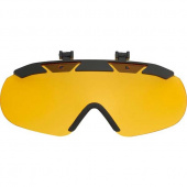 Riding Helmet Yellow Goggles