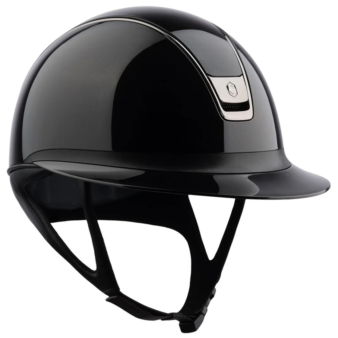 Riding Helmet Miss Shield Glossy 2.0 Black Chrome Black