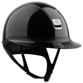 Riding Helmet Miss Shield Glossy 2.0 Black Chrome Black Riding Helmet Miss Shield Glossy 2.0 Black Chrome Black