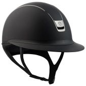 Riding Helmet Miss Shield Shadowmatt 2.0 Black Chrome Black Riding Helmet Miss Shield Shadowmatt 2.0 Black Chrome Black