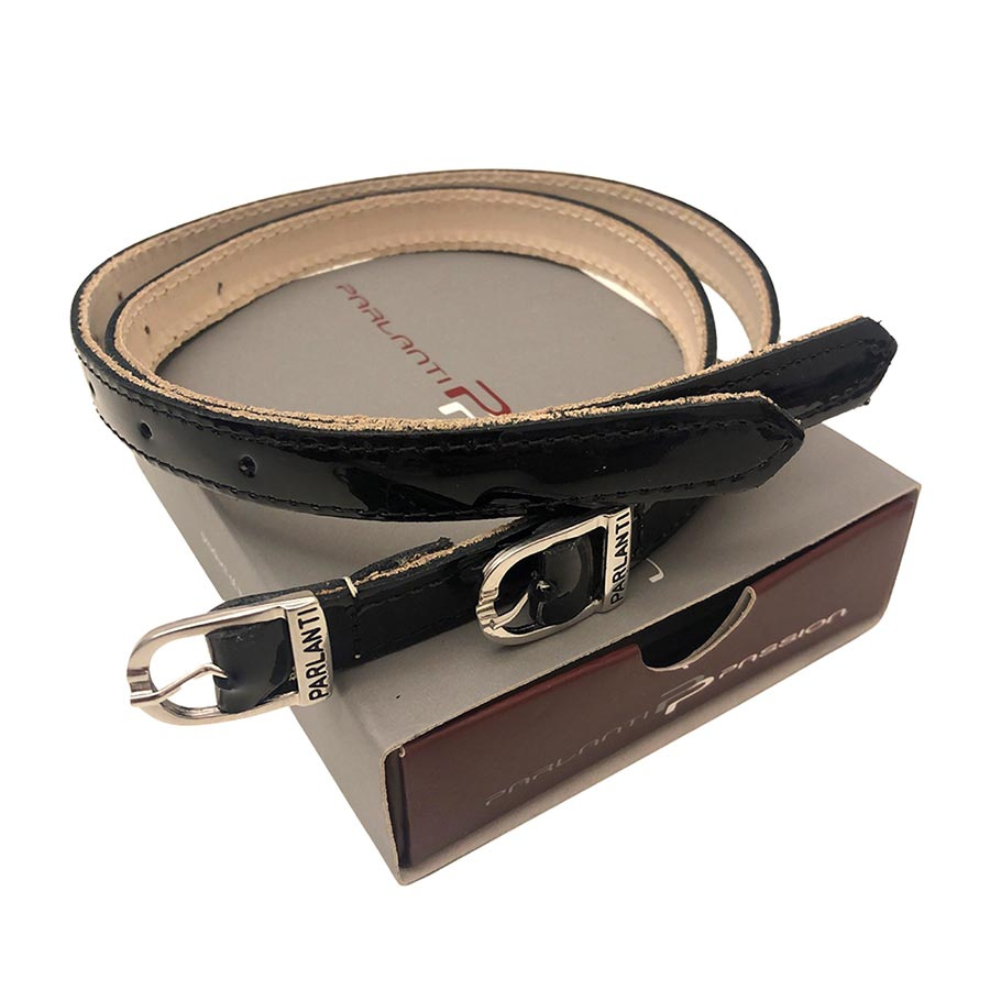 Spur Straps Black Patent