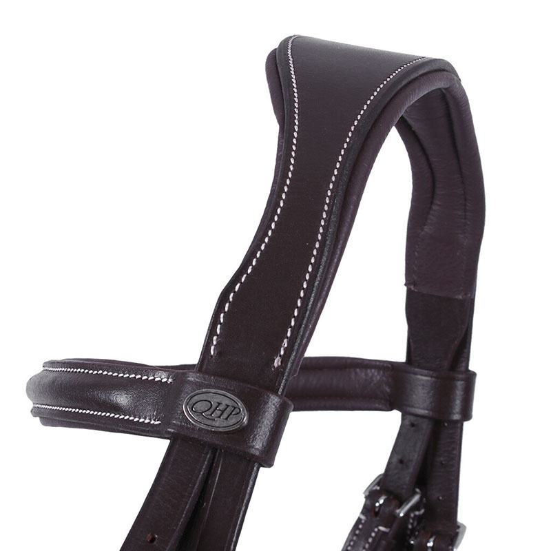 Anatomical Bridle Luxury Stitched Dark Brown