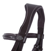 Anatomical Bridle Luxury Stitched Dark Brown Anatomical Bridle Luxury Stitched Dark Brown