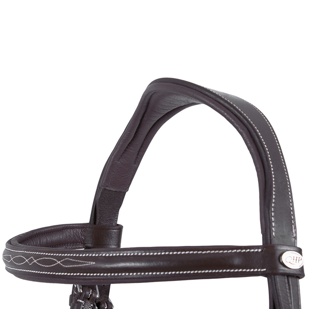 Anatomical Bridle Luxury Stitched Dark Brown