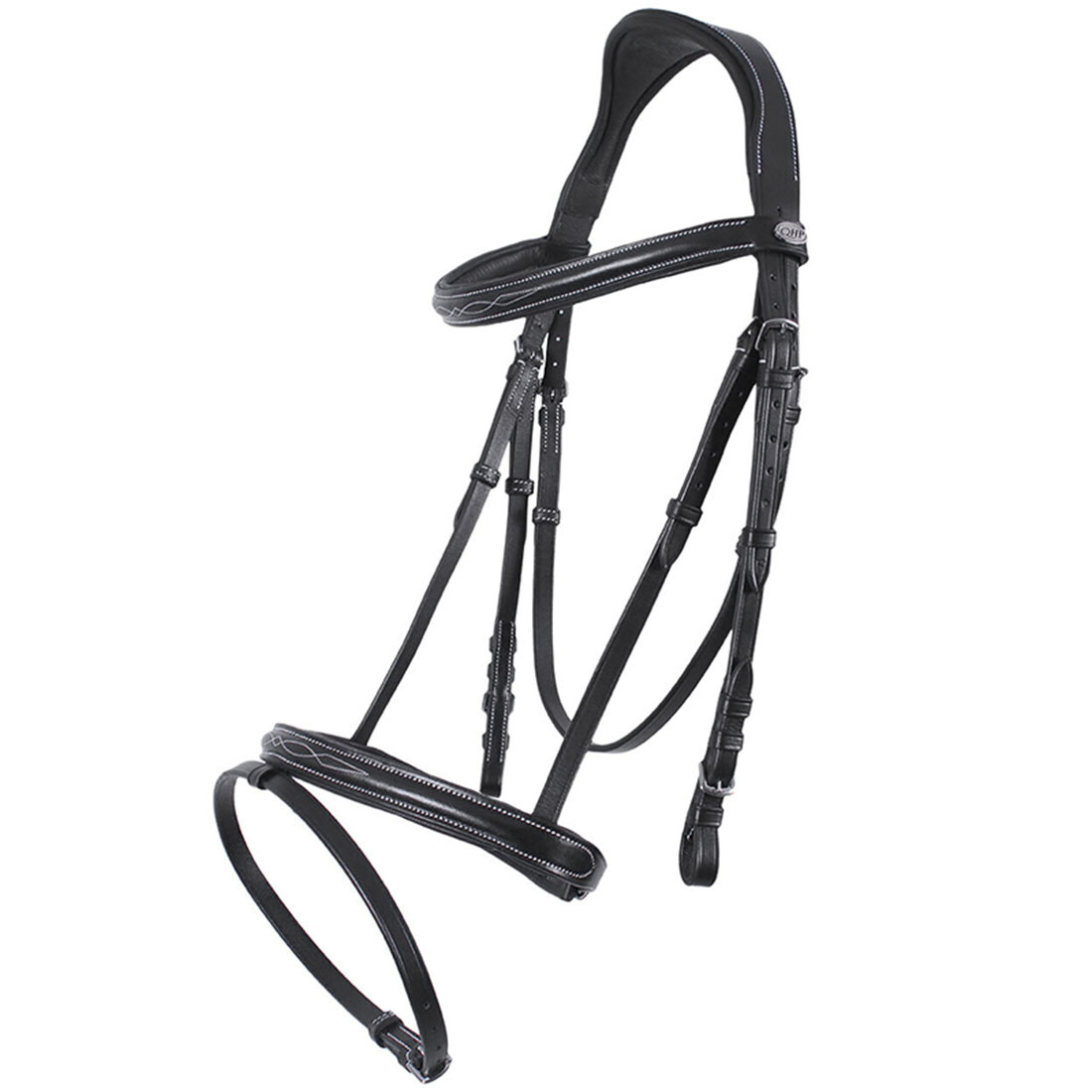 Anatomical Bridle Luxury Stitched Black