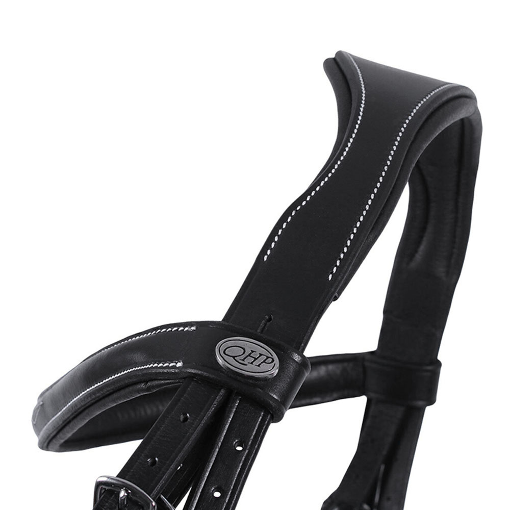Anatomical Bridle Luxury Stitched Black