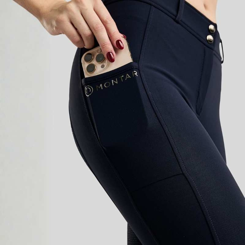 Riding Breeches Megan Full Grip Navy Blue