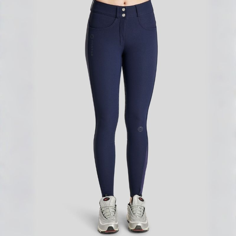Riding Breeches Megan Yati Full Grip Navy Blue
