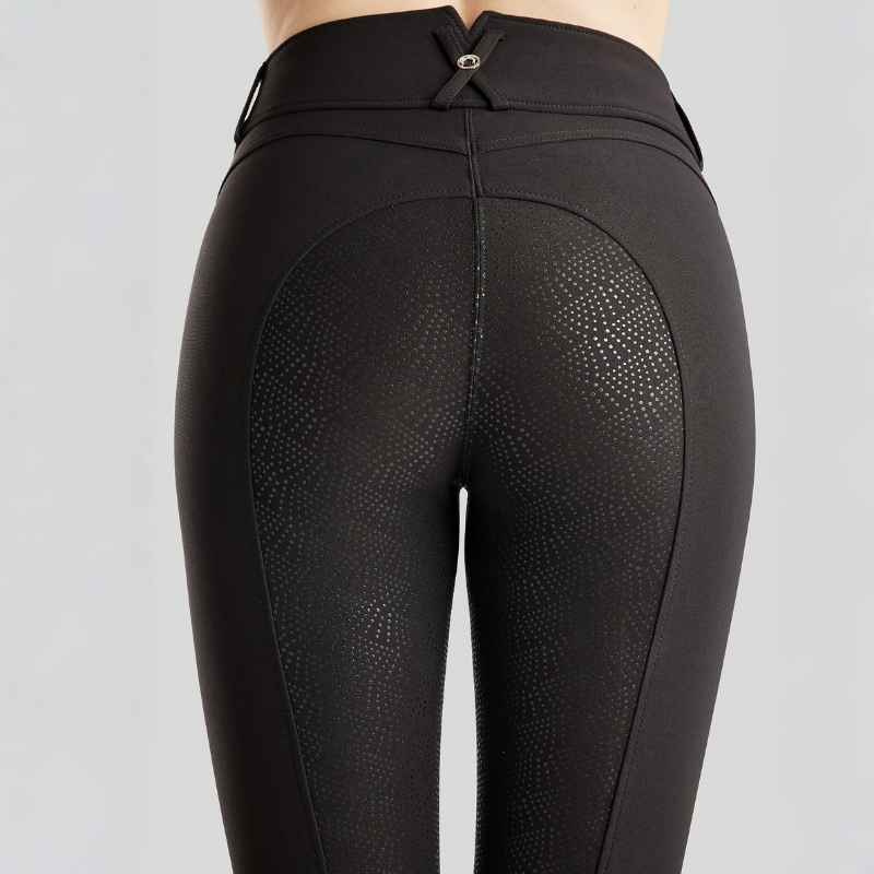 Riding Breeches Megan Yati Full Grip Black
