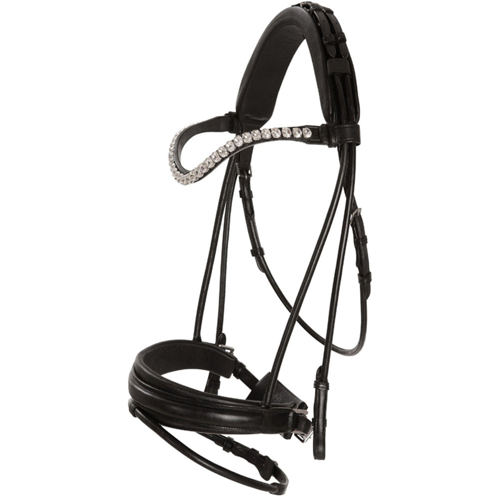 Dressage Bridle Caselle Supreme Black