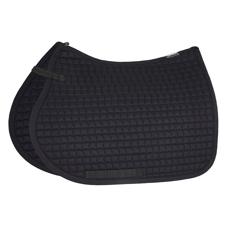 Saddle Pad Cotton Black