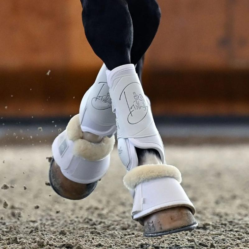 Dressage Boots Absolute Front Velcro White