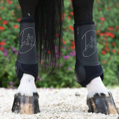 Dressage Boots Absolute Rear Velcro Black Dressage Boots Absolute Rear Velcro Black
