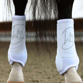 Dressage Boots Absolute Rear Velcro White Dressage Boots Absolute Rear Velcro White