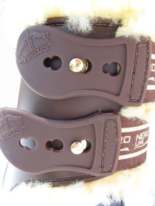 Grand Prix Sheepskin Fetlock Boots Brown