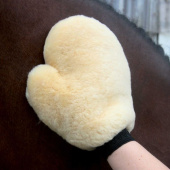 Grooming Mitt Lambskin Nature Grooming Mitt Lambskin Nature