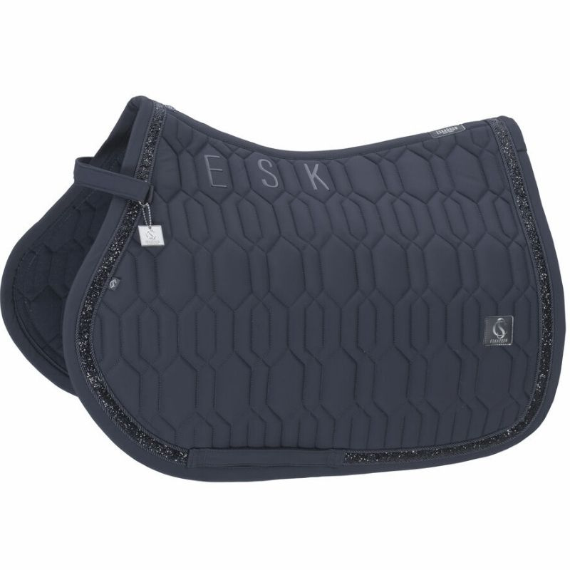 Saddle Pad Softshell Jewel Classic Sports Navy Blue 
