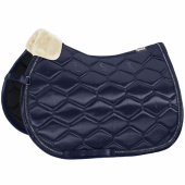 Saddle Pad Satin Crystal Navy Blue Saddle Pad Satin Crystal Navy Blue