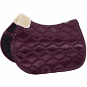Saddle Pad Satin Crystal Bordeaux Saddle Pad Satin Crystal Bordeaux