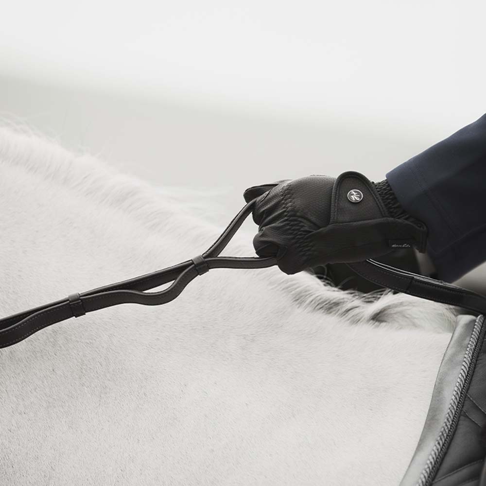 Hunter reins Supreme Black/Silver 