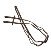 Hunter Reins Supreme Brown/Silver Hunter Reins Supreme Brown/Silver