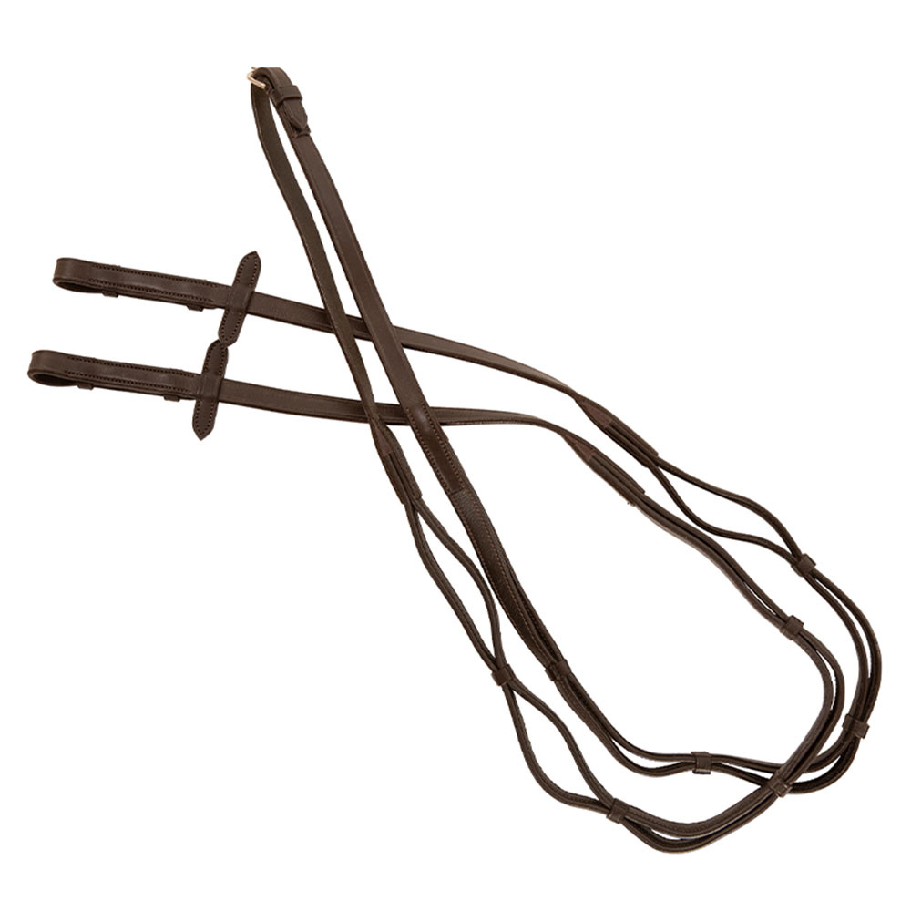 Hunter reins Supreme Brown/Gold