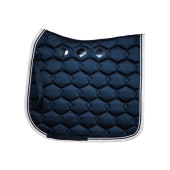 Dressage Saddle Pad Glossy Wave Navy Dressage Saddle Pad Glossy Wave Navy