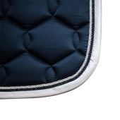 Dressage Saddle Pad Glossy Wave Navy Dressage Saddle Pad Glossy Wave Navy