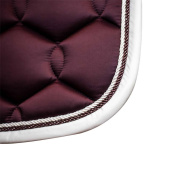 Dressage Saddle Pad Glossy Wave Wine Red Dressage Saddle Pad Glossy Wave Wine Red