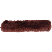 Noseband Cover Sheepskin Brown Noseband Cover Sheepskin Brown