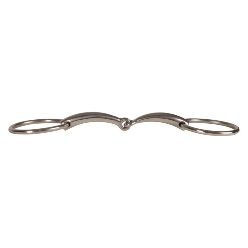 Snaffle Single Jointed Loose Ring Stainless Steel 14mm