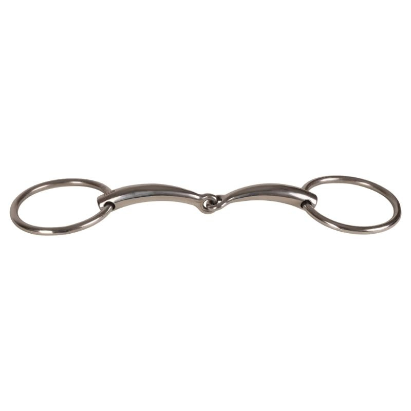 Snaffle Single Jointed Loose Ring Stainless Steel 16mm