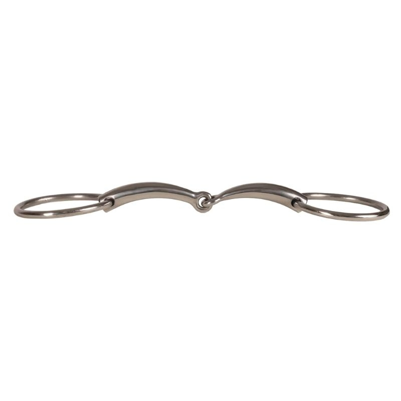 Snaffle Single Jointed Loose Ring Stainless Steel 16mm