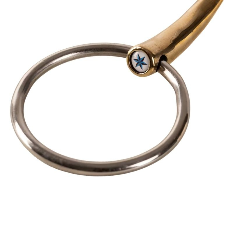 Snaffle Double Jointed Loose Ring Sweet Copper 14mm