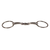 Snaffle Double Jointed Loose Ring Stainless Steel 14mm Snaffle Double Jointed Loose Ring Stainless Steel 14mm