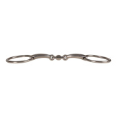 Snaffle Double Jointed Loose Ring Stainless Steel 14mm Snaffle Double Jointed Loose Ring Stainless Steel 14mm