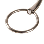 Snaffle Double Jointed Loose Ring Stainless Steel 14mm Snaffle Double Jointed Loose Ring Stainless Steel 14mm