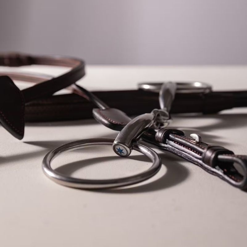 Snaffle Double Jointed Loose Ring Stainless Steel 14mm