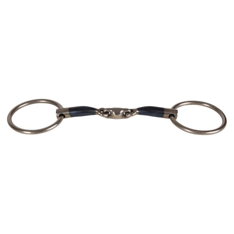 Snaffle Double Jointed Loose Ring Sweet Iron 16mm