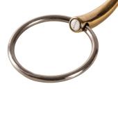 Snaffle Double Jointed Loose Ring Sweet Copper 16mm Snaffle Double Jointed Loose Ring Sweet Copper 16mm