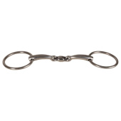 Snaffle Double Jointed Loose Ring Stainless Steel 16mm Snaffle Double Jointed Loose Ring Stainless Steel 16mm