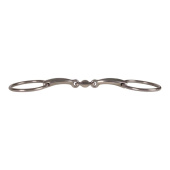 Snaffle Double Jointed Loose Ring Stainless Steel 16mm Snaffle Double Jointed Loose Ring Stainless Steel 16mm