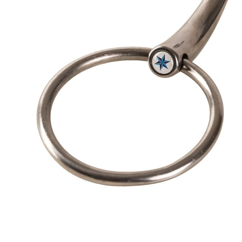 Snaffle Double Jointed Loose Ring Stainless Steel 16mm