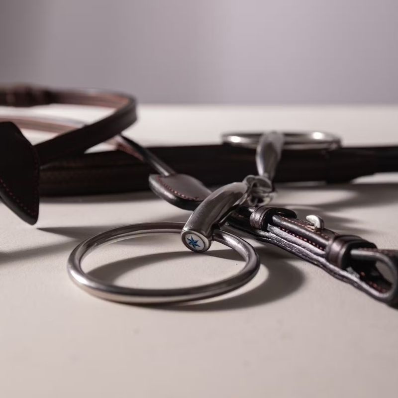 Snaffle Double Jointed Loose Ring Stainless Steel 16mm