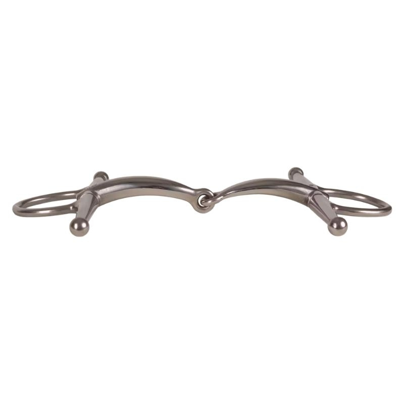 Full Cheek Bit Single Jointed Stainless Steel 14mm