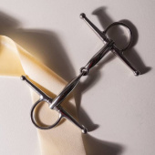 Full Cheek Bit Single Jointed Stainless Steel 14mm Full Cheek Bit Single Jointed Stainless Steel 14mm