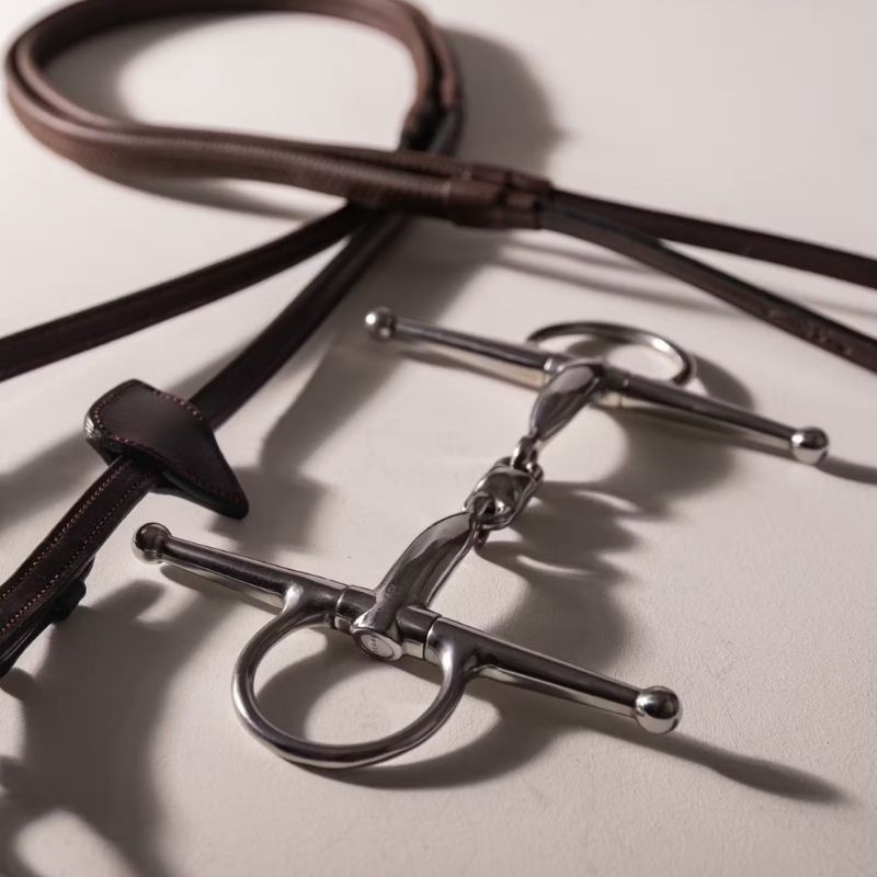 Full Cheek Bit Double Jointed Stainless Steel 14mm