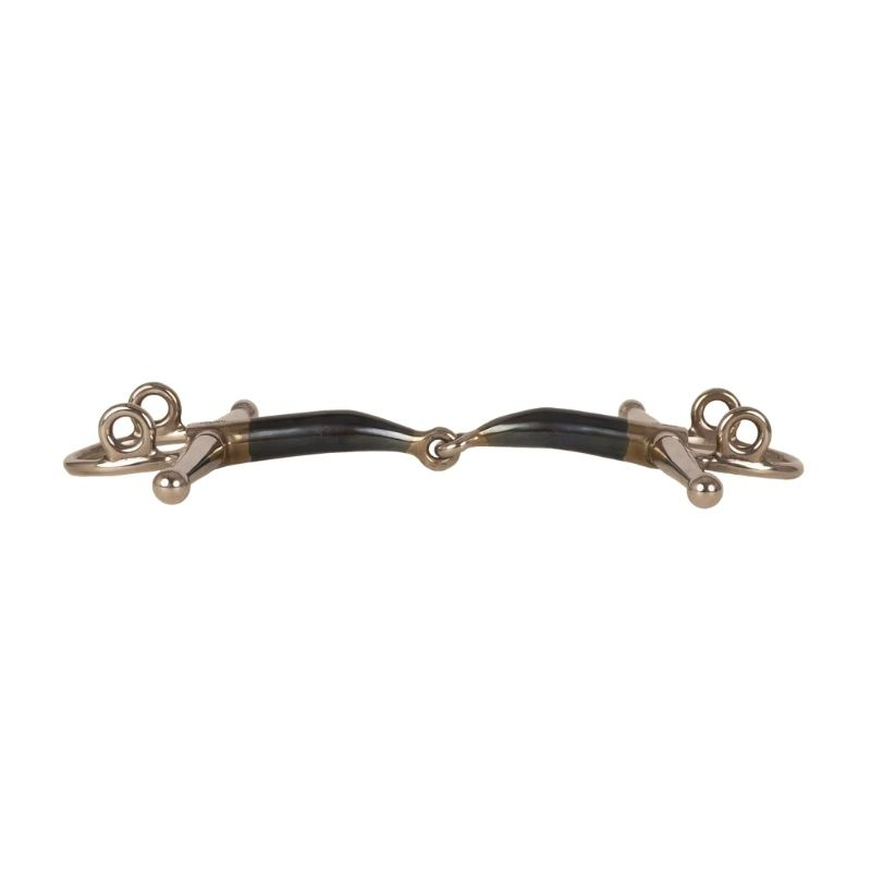 Fullcheek Gag Bit Single Jointed Sweet Iron 16mm