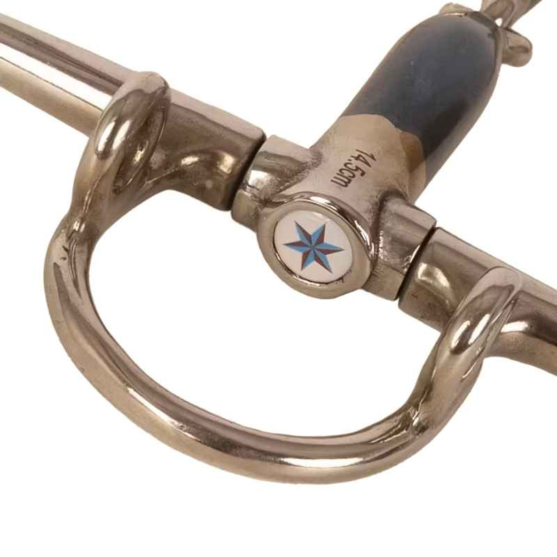 Fullcheek Gag Bit Single Jointed Sweet Iron 16mm