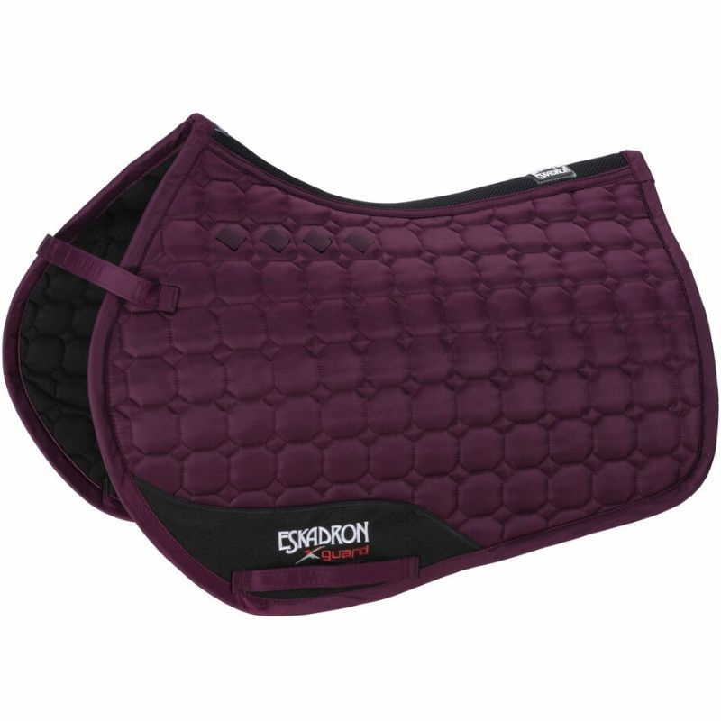 Saddle Pad Glossy Compact Bordeaux